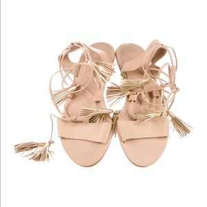 Loeffler Randall Golf Fringe Strappy Sandal 6.5